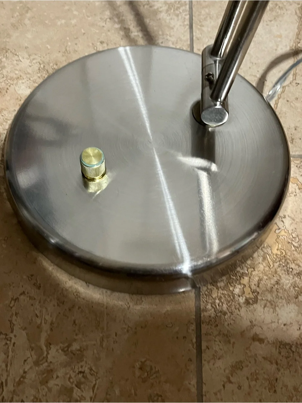 Brushed Nickel Adjustable Desk Lamp - Silver